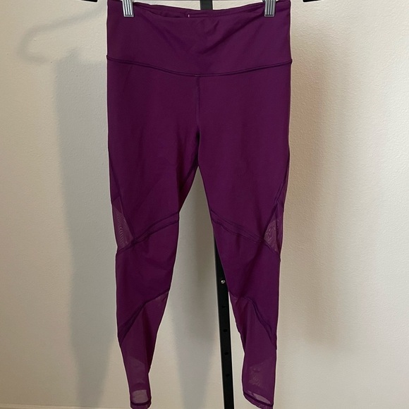 PINK Victoria's Secret Pants - Victoria's Secret Knockout Leggings Purple Size Small